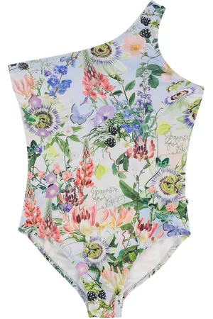 Molo Girls Swimsuits - Printed Recycled Poly One Piece Swimsuit