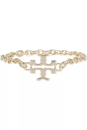 Tory Burch Kira Enamel Chain Bracelet New Ivory