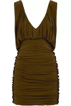 Saint Laurent Women Graduation Dresses - Cupro Mini Dress