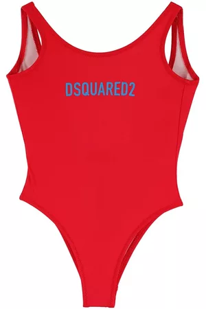 Dsquared2 Girls Swimsuits - Logo Print Lycra One Piece Swimsuit
