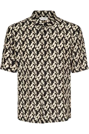 Saint Laurent Men Shirts - Silk Blend Shirt