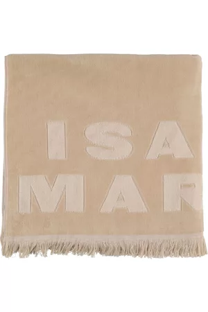 Isabel Marant Men Swimwear - Logo Cotton Terrycloth Beach Towel