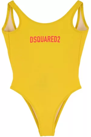Dsquared2 Girls Swimsuits - Logo Print Lycra One Piece Swimsuit