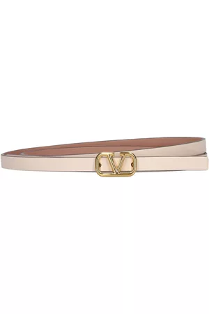 VALENTINO GARAVANI Women Belts - 10mm Vlogo Reversible Belt