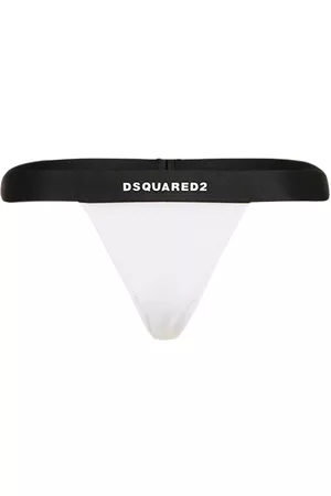 Dsquared2 Women Thongs - Logo Satin Tape Thong