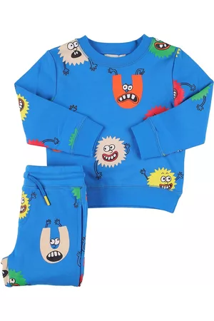 Stella McCartney Boys Sweatpants - Organic Cotton Sweatshirt & Sweatpants