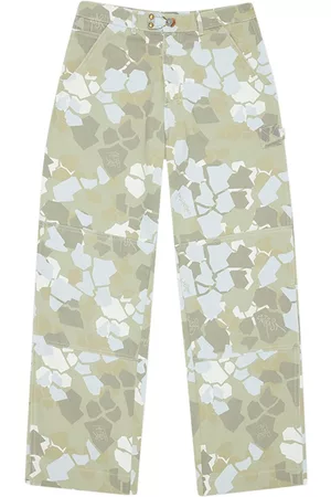 Objects IV Life Men Camouflage Pants - Camouflage Print Deadstock Cotton Pants