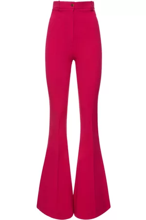 HEBE STUDIO Women Wide Leg Pants - Bianca Flared Viscose Pants