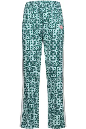 Casablanca Men Sweatpants - Logo Jacquard Cotton Track Pants