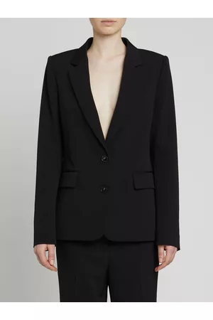 Stella McCartney Women Twill Jackets - Single Breasted Wool Twill Blazer