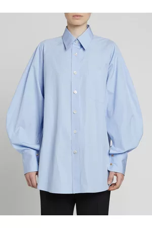 Stella McCartney Women Shirts - Cotton Poplin Wide Sleeve Shirt
