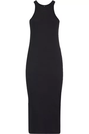 Cashmere Blend Midi Dress With Built-In Bra