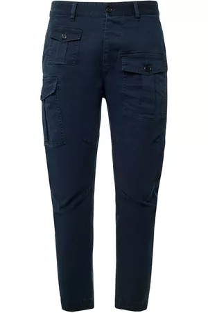 Dsquared2 Men Cargo Pants - Sexy Cargo Stretch Cotton Pants