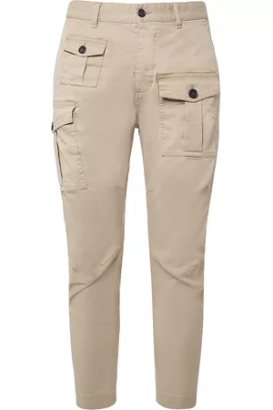 Dsquared2 Men Cargo Pants - Sexy Cargo Stretch Cotton Pants