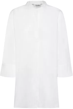 Max Mara Women Tunics - Cleofe Oxford Cotton Kimono Shirt