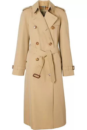 Burberry Women Trench Coats - Waterloo Cotton Canvas Trench Coat