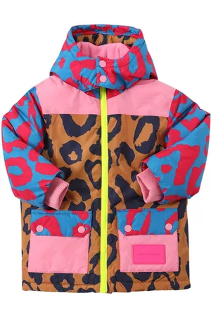 Marc Jacobs Girls Ski Suits - Printed Recycled Nylon Puffer Ski Jacket