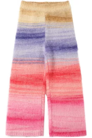 Missoni Girls Pants - Striped Alpaca & Mohair Knit Pants