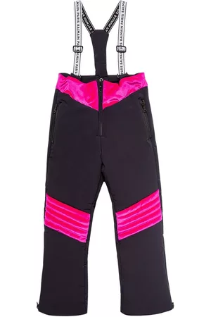 Balmain Girls Ski Suits - Padded Nylon & Velvet Ski Pants