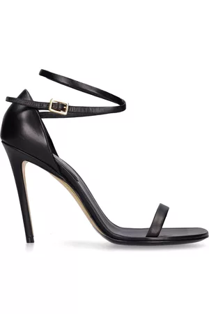 Burberry Women Leather Sandals - 100mm Octavia Leather Sandals