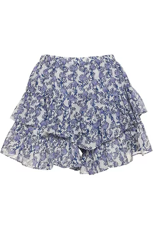 Marant Etoile Women Mini Skirts - Jocadia Ruffled Cotton Mini Skirt