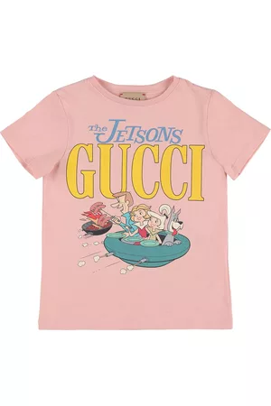 Gucci Girls T-Shirts - Printed Cotton Jersey T-shirt
