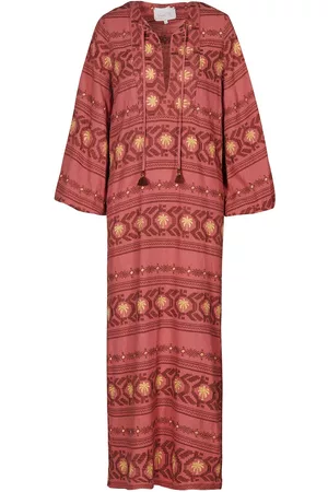 JOHANNA ORTIZ Women Printed & Patterned Dresses - Sapa Inca Print Voile Tunic Mid Dress