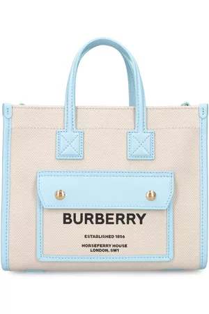 Burberry Women Tote Bags - Mini Freya Cotton Tote Bag