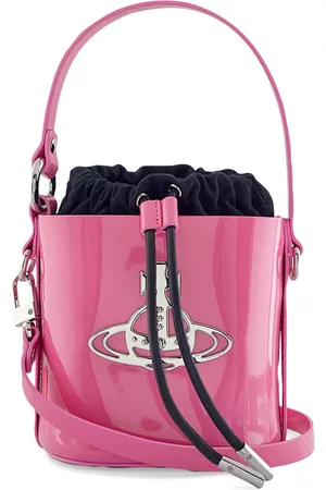 Vivienne Westwood Women Bags - Small Daisy Patent Leather Bucket Bag