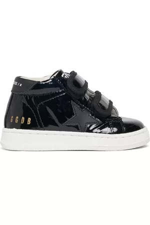 Golden Goose Girls Sneakers - June Patent Leather Strap Sneakers