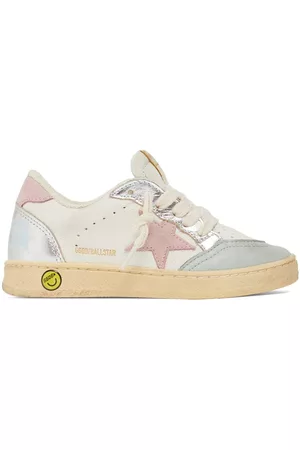 Golden Goose Girls Sneakers - Ballstar Leather Lace-up Sneakers