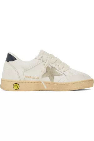 Golden Goose Girls Sneakers - Ballstar Leather Lace-up Sneakers