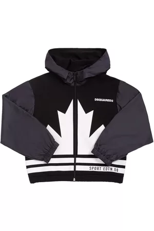 Dsquared2 Girls Sweatshirts - Cotton Jersey & Nylon Sweatshirt