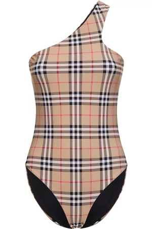 Burberry Women Swimsuits - Candace Check Print Onepiece Swimsuit
