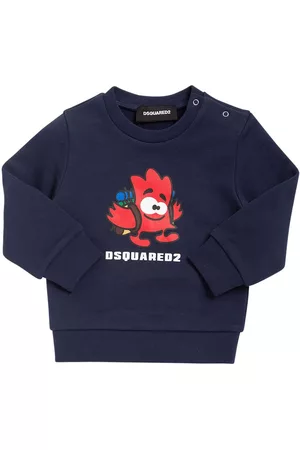 Dsquared2 Girls Sweatshirts - Printed Cotton Sweatshirt