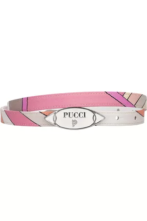 Puccini Women Belts - Printed Silk Twill Belt