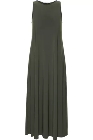 Max Mara Women Midi Dresses - "lana" Sleeveless Jersey Midi Dress