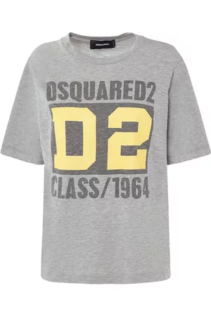 Dsquared2 Women T-Shirts - Printed Logo Relaxed Fit Jersey T-shirt
