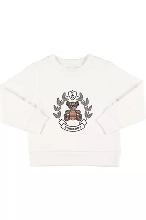 Burberry Girls Sweatshirts - Logo Print Cotton Sweatshirt