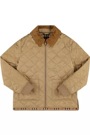 Burberry Girls Quilted Jackets - Quilted Nylon Jacket