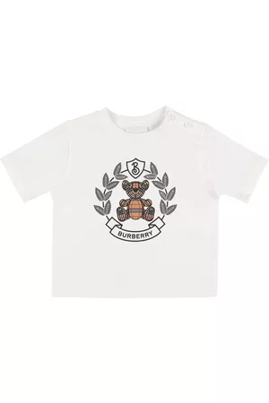 Burberry Girls T-Shirts - Logo Print Cotton Jersey T-shirt