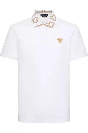 Polo shirts Versace - GV Signature cotton polo shirt - A85108A231240A2024