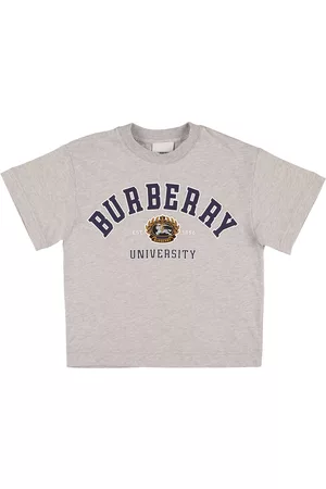 Burberry Girls T-Shirts - Logo Print Cotton Jersey T-shirt