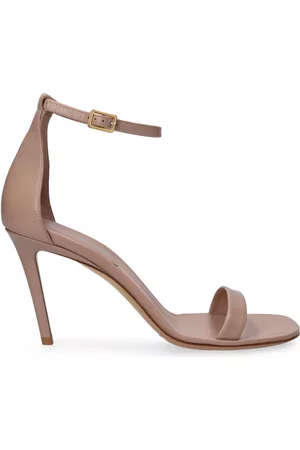 Burberry Women Leather Sandals - 85mm Rhea Leather Sandals