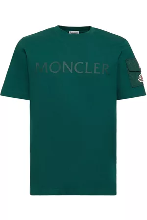 Moncler Men T-Shirts - Logo Detail Cotton T-shirt