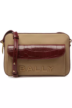 Bally Snakeskin-Pattern Shoulder Bag - Neutrals