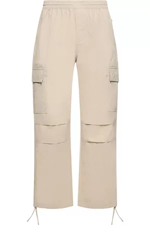 Louis Vuitton Embroidered Technical Cotton Cargo Pants BLACK. Size 44