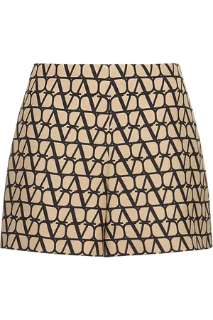 VALENTINO GARAVANI Mini Bandana printed silk crepe de chine shorts