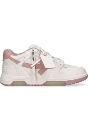 Out Of Office Sneakers - Off White - Pink/Light Grey - Leather