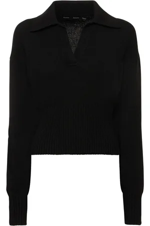 Proenza Schouler Jeanne cashmere polo jumper - Neutrals